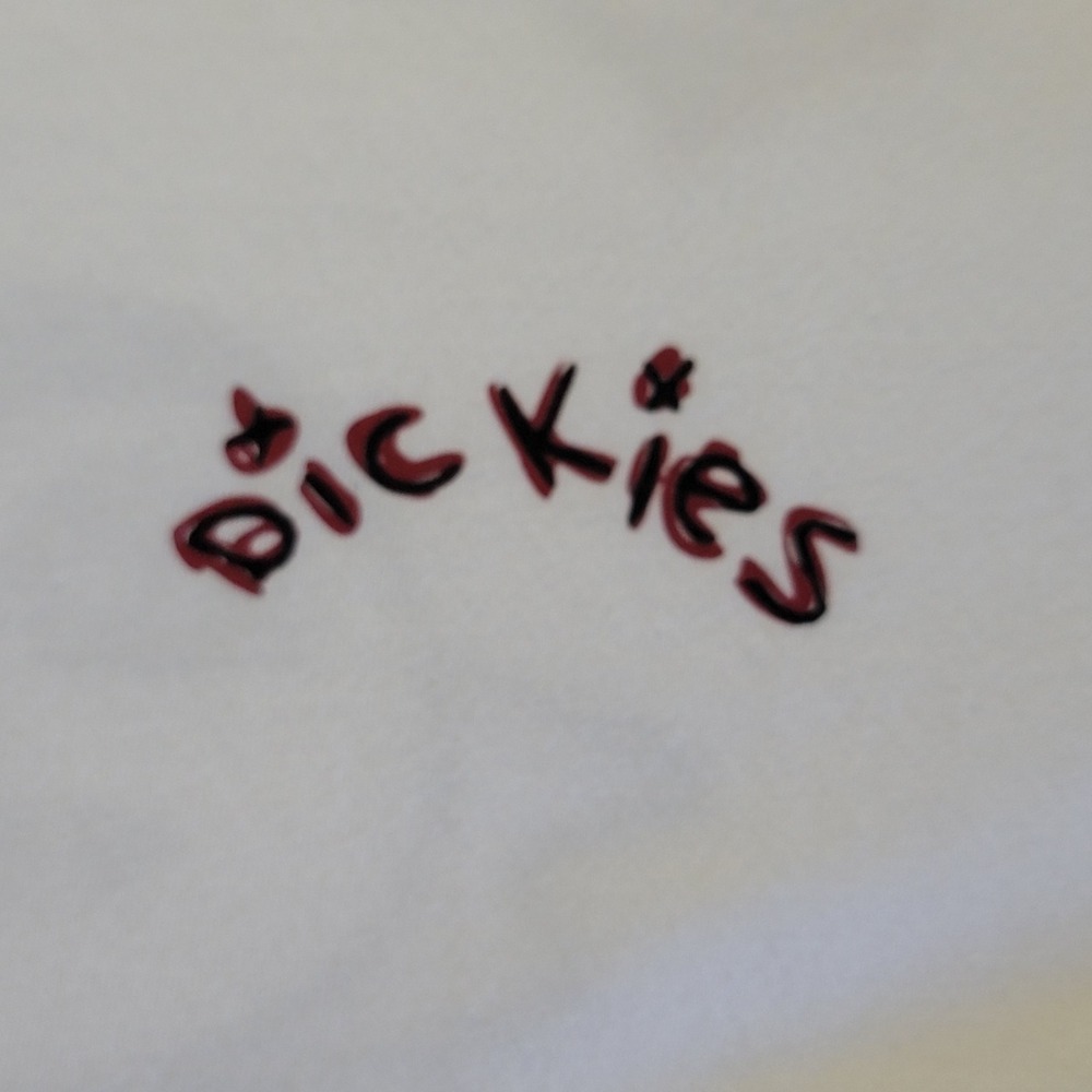 NWT Dickies Skateboarding T-Shirt Mens XL White Franky Villani Vampire L/S NEW - Picture 10 of 12